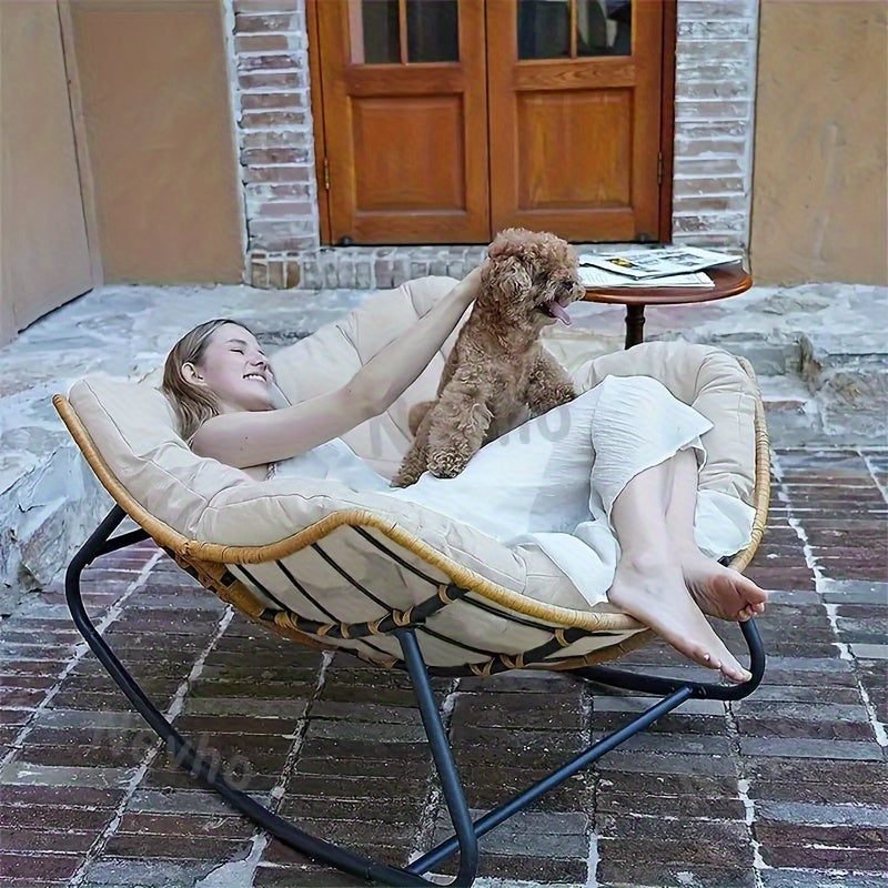 Extra Thick Outdoor Chair Cushion – Heavy-Duty, All-Weather Pad with Removable Cover