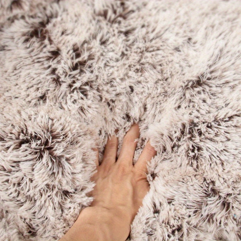 Plush Round Bear Dog Bed – Non-Slip, Warm Winter Pet Mat for All Breeds