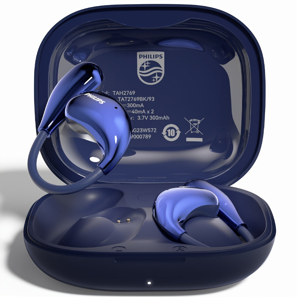 Philips True Wireless Earbuds – Hi-Fi Bass, 360° Spatial Sound, Bluetooth Connectivity