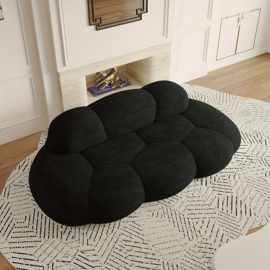 Cozy Cloud Sofa Bed – Sectional Design with Plush Sherpa