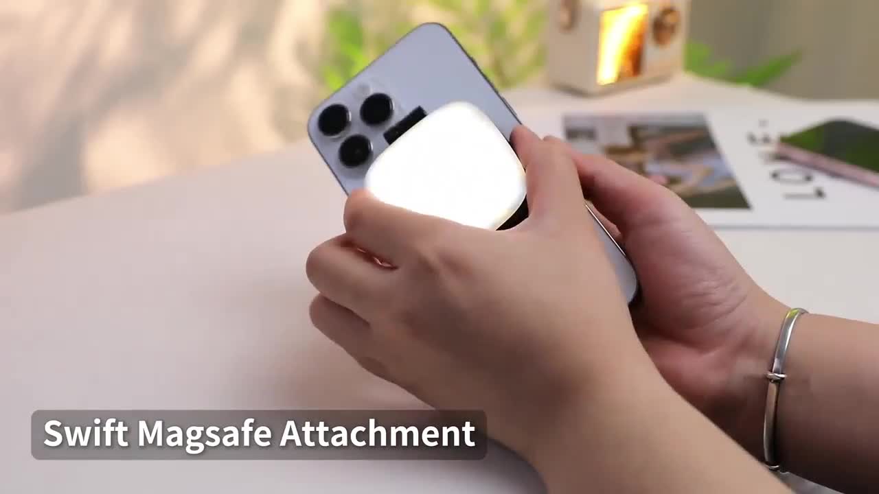 Magnetic Mini Ring Light – Adjustable Eye-Care Fill Light for Streaming and Makeup