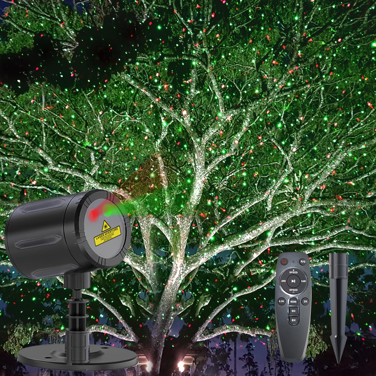 Outdoor Christmas Laser Projector with Remote Control