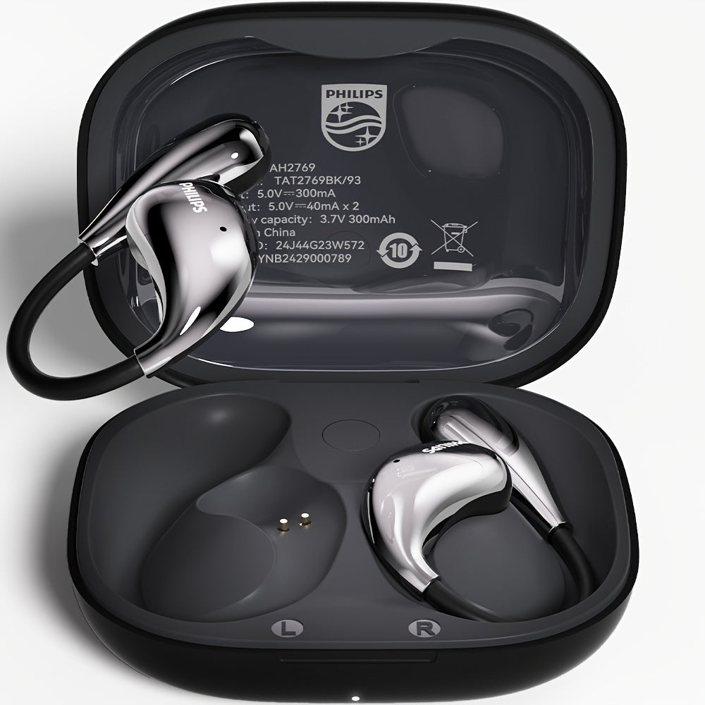 Philips True Wireless Earbuds – Hi-Fi Bass, 360° Spatial Sound, Bluetooth Connectivity