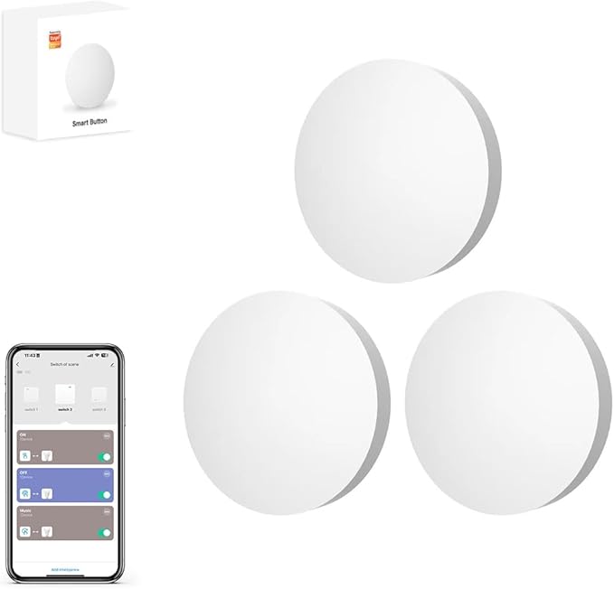 Smart Zigbee Push Button Switch – Wireless Remote Control for Home Automation