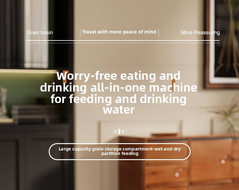 Automatic Pet Feeder & Water Dispenser – For Cats and Dogs