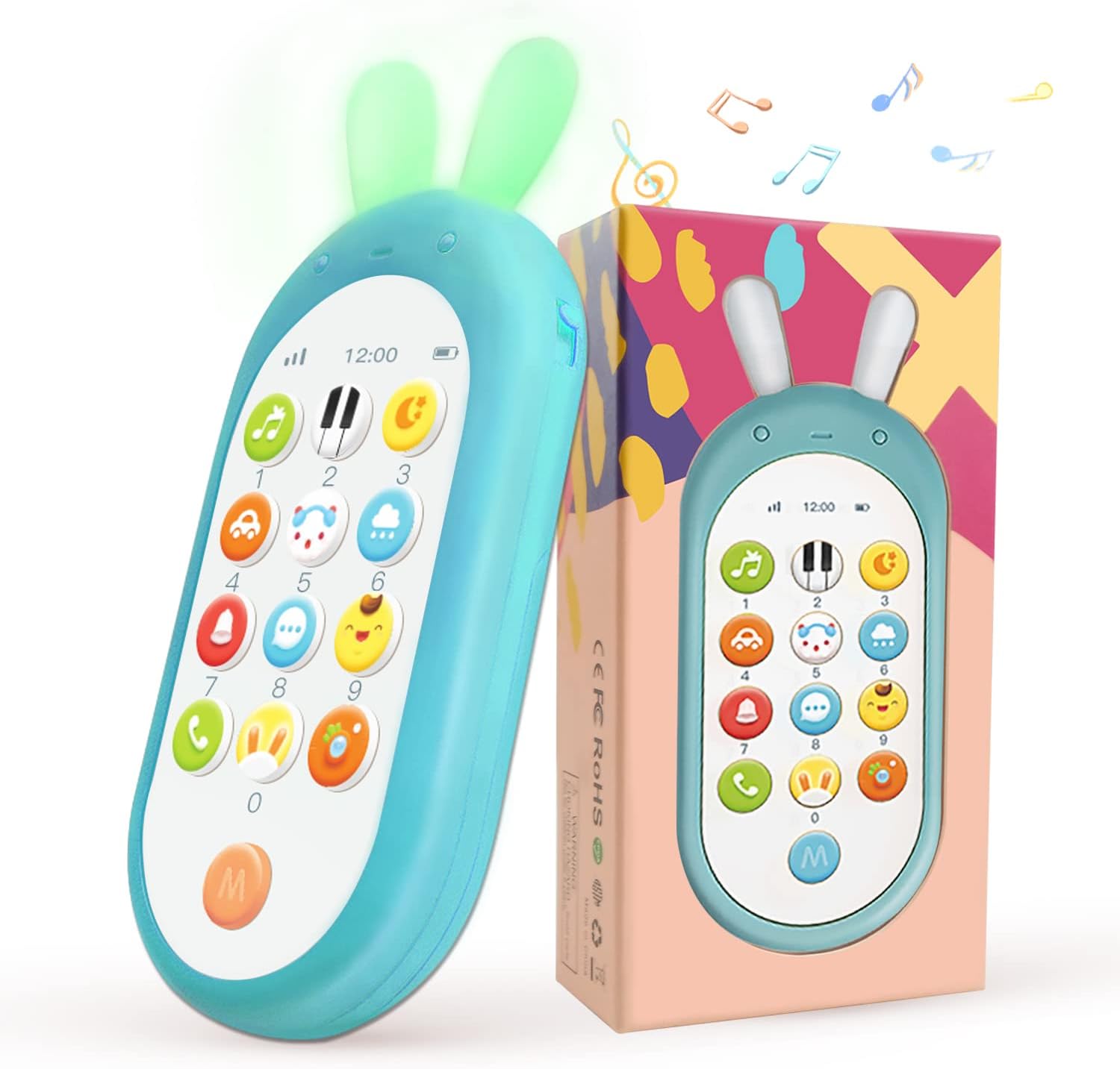 Infant Musical Phone Toy – Teething, Learning, and Sleep Aid for Babies