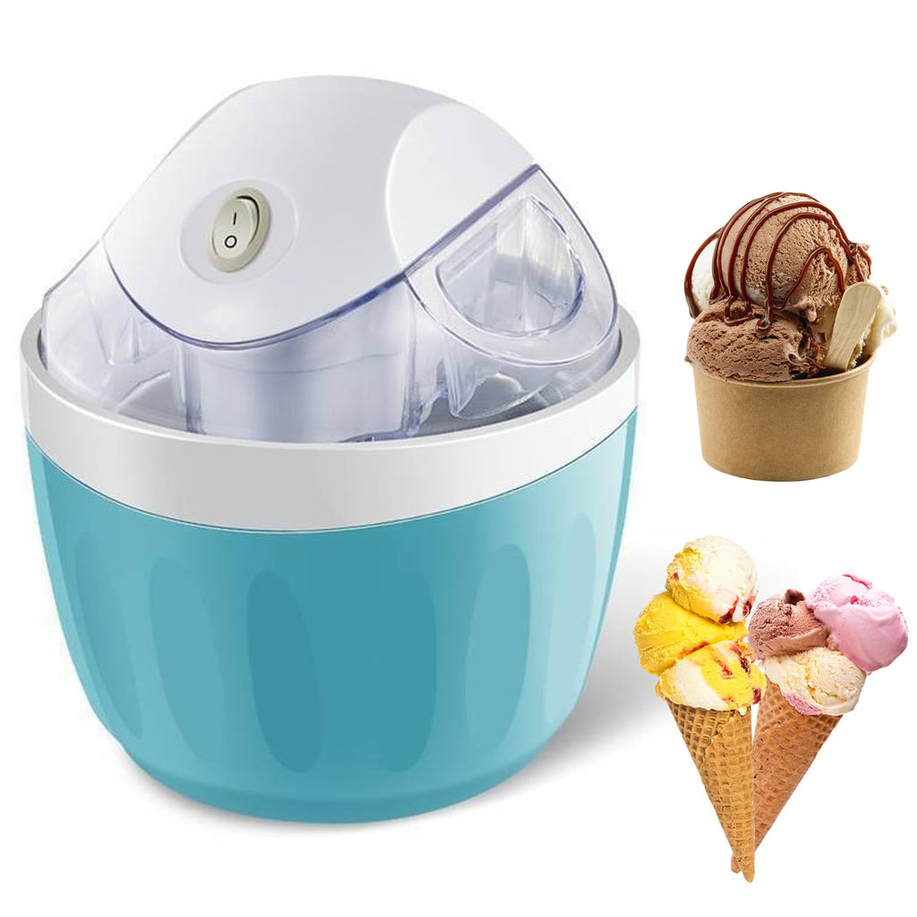 Electric Ice Cream Maker Portable DIY Frozen Yogurt and Smoothie Machine