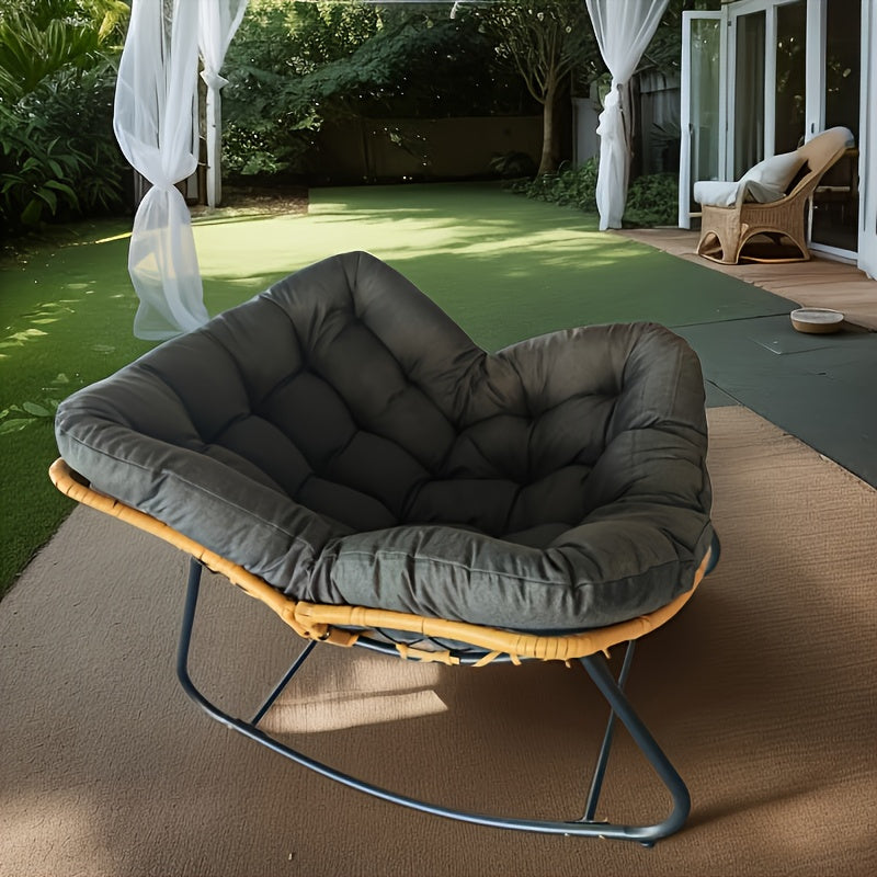 Extra Thick Outdoor Chair Cushion – Heavy-Duty, All-Weather Pad with Removable Cover