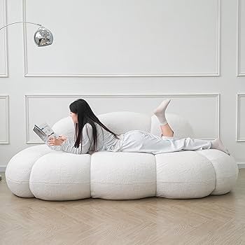 Cozy Cloud Sofa Bed – Sectional Design with Plush Sherpa
