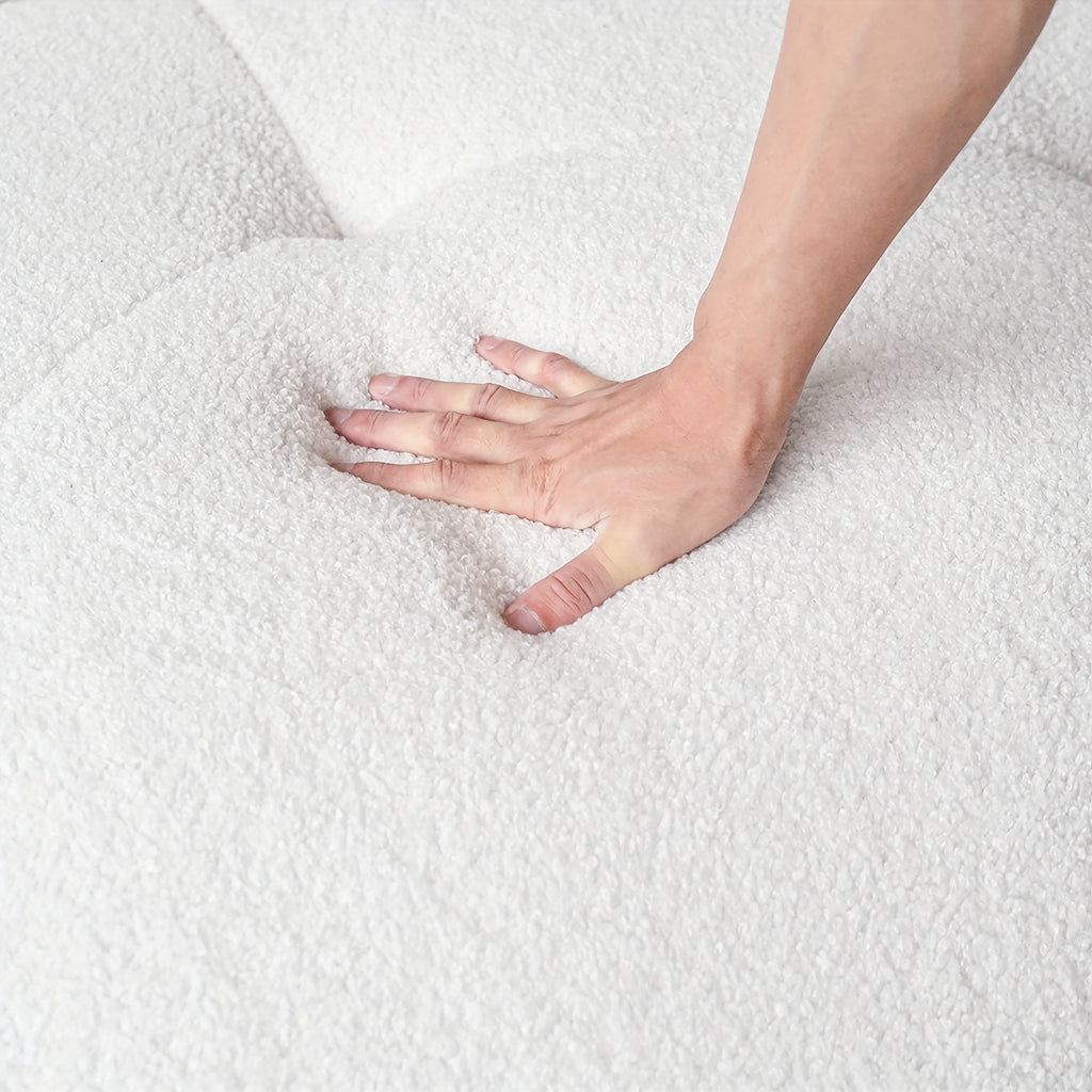 Cozy Cloud Sofa Bed – Sectional Design with Plush Sherpa