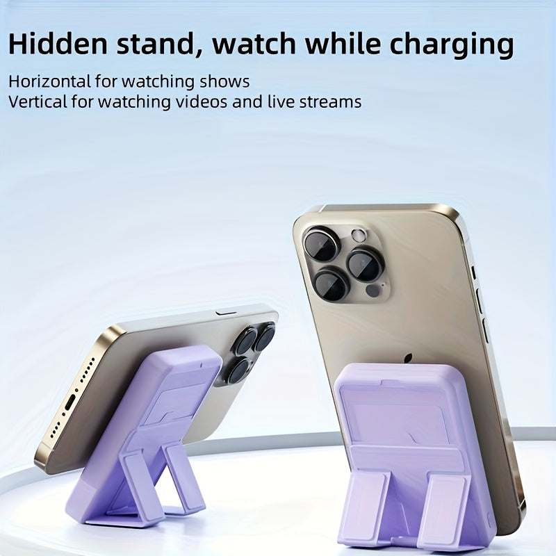 Wireless Power Bank – Foldable Magnetic Charger with LED Display