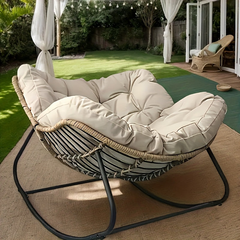 Extra Thick Outdoor Chair Cushion – Heavy-Duty, All-Weather Pad with Removable Cover