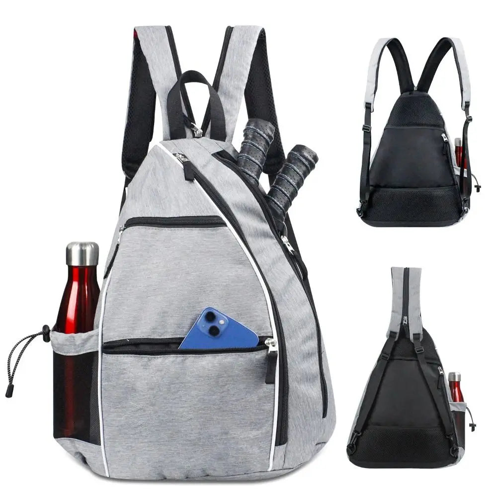 Reversible Pickleball Sling Backpack – Sports Bag for Paddles & Rackets