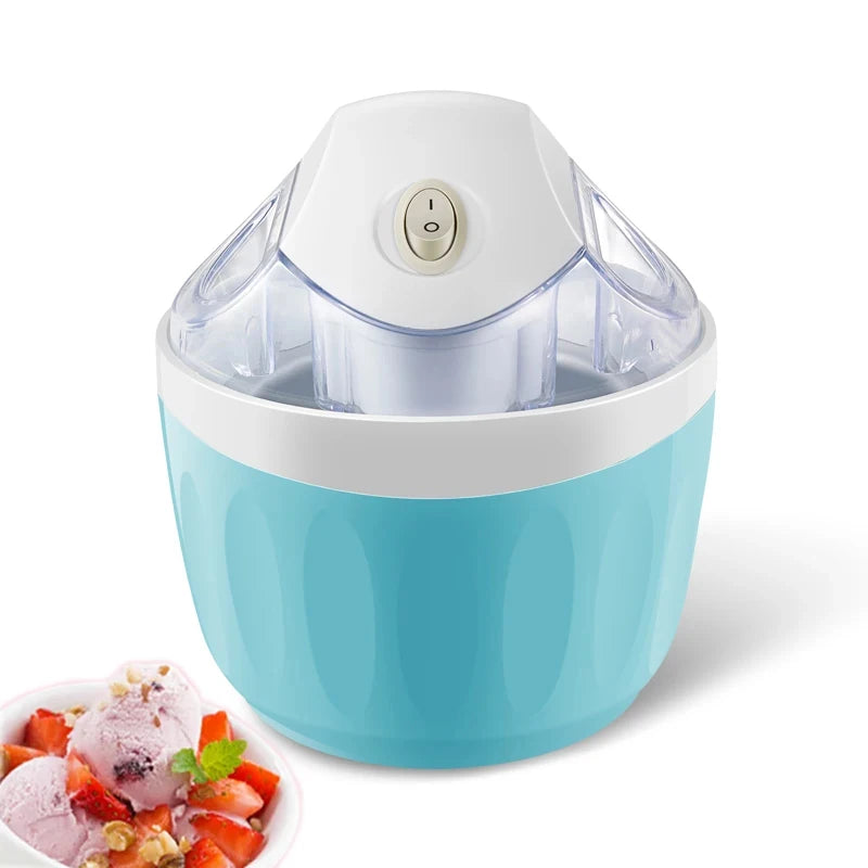 Electric Ice Cream Maker Portable DIY Frozen Yogurt and Smoothie Machine