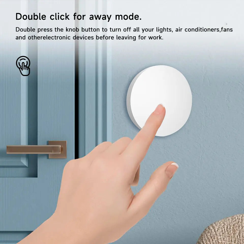 Smart Zigbee Push Button Switch – Wireless Remote Control for Home Automation