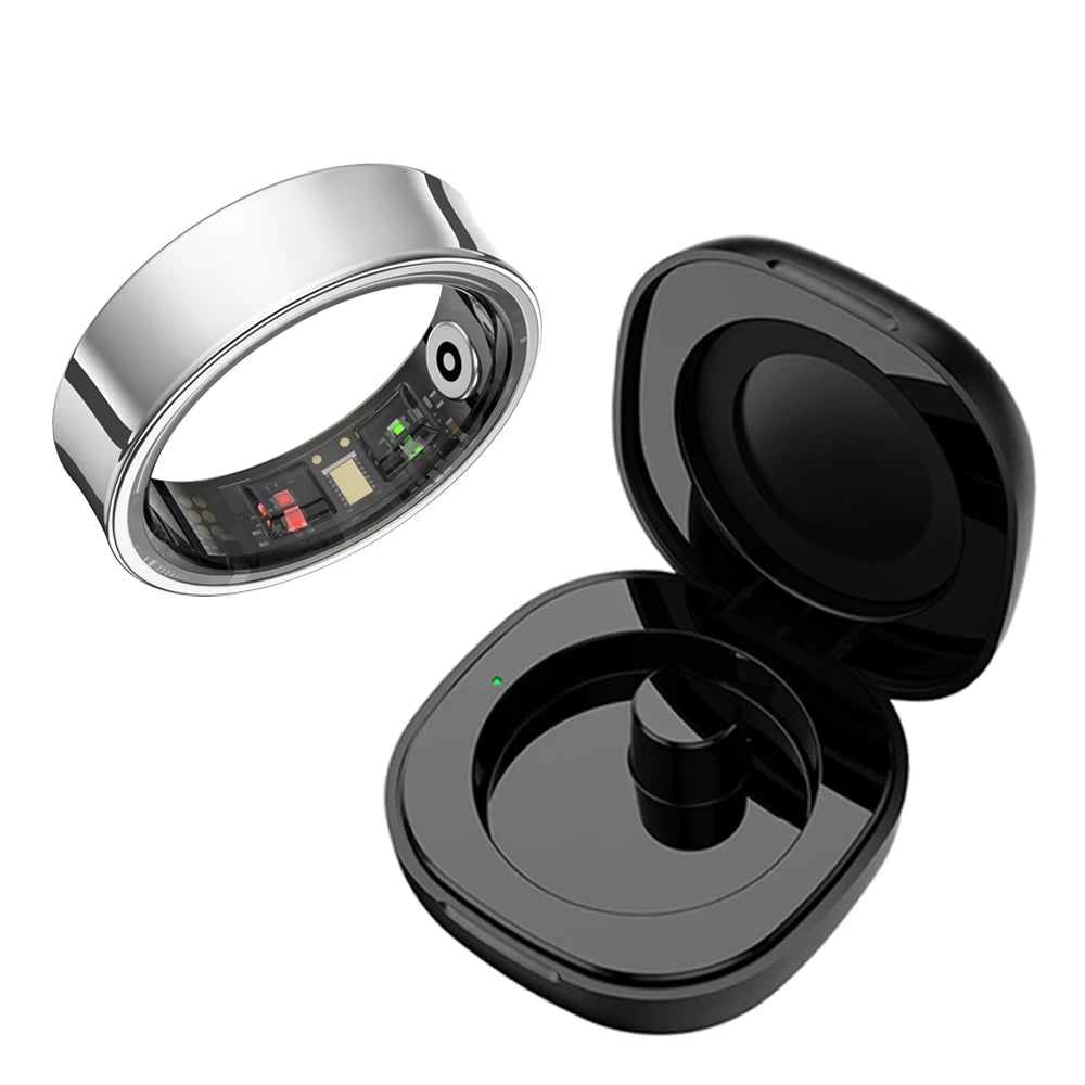 Smart Health Tracking Ring – Monitor Skin Temp, Track Sports, Waterproof