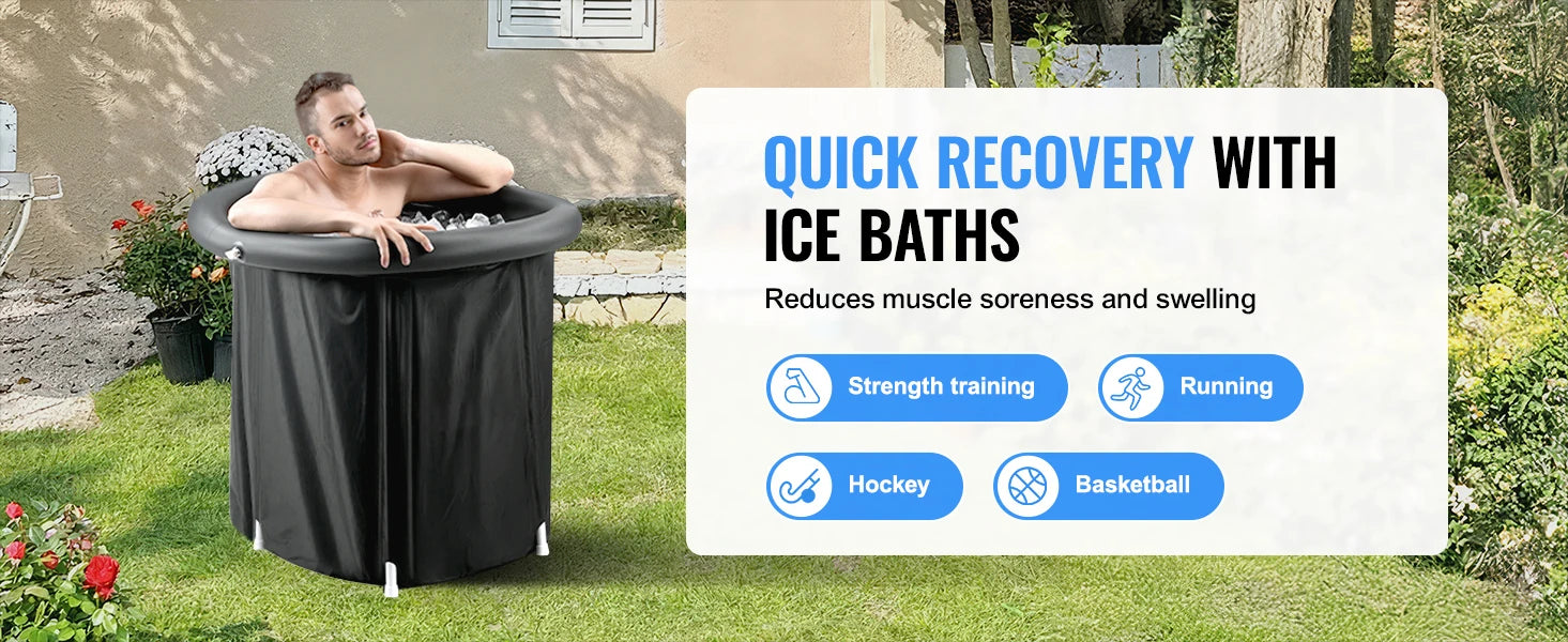 Portable Inflatable Ice Bath Tub – Cold Plunge Pool for Recovery