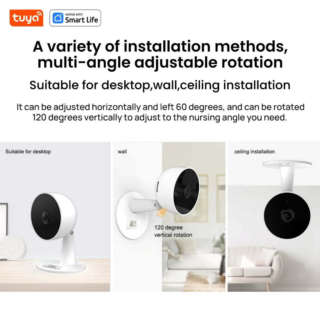 Smart WiFi Security Camera – 1080P HD with Motion Tracking and 2-Way Audio