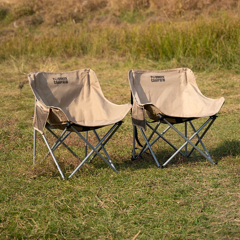 Portable Folding Moon Chair – Outdoor Camping, Picnic, and Fishing Seat