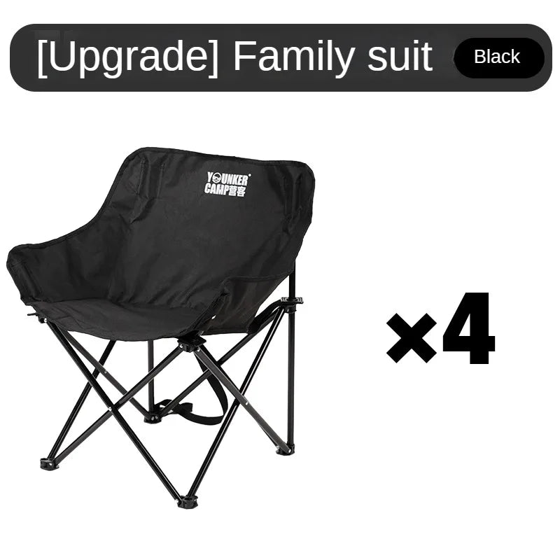 Portable Folding Moon Chair – Outdoor Camping, Picnic, and Fishing Seat