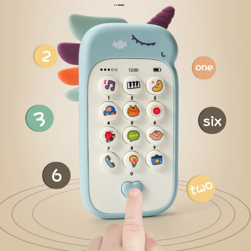 Infant Musical Phone Toy – Teething, Learning, and Sleep Aid for Babies