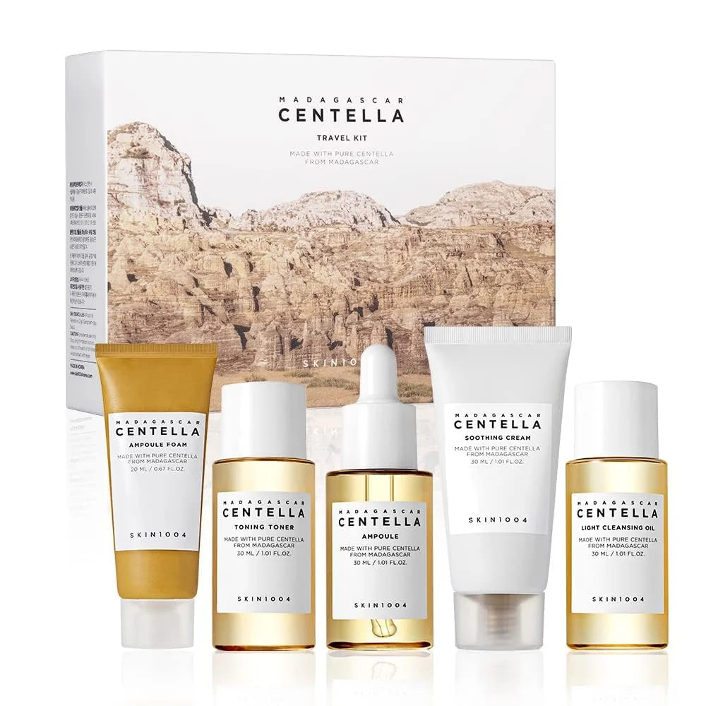 Centella Winter Skincare Travel Kit – 5-Piece Korean Skincare Set