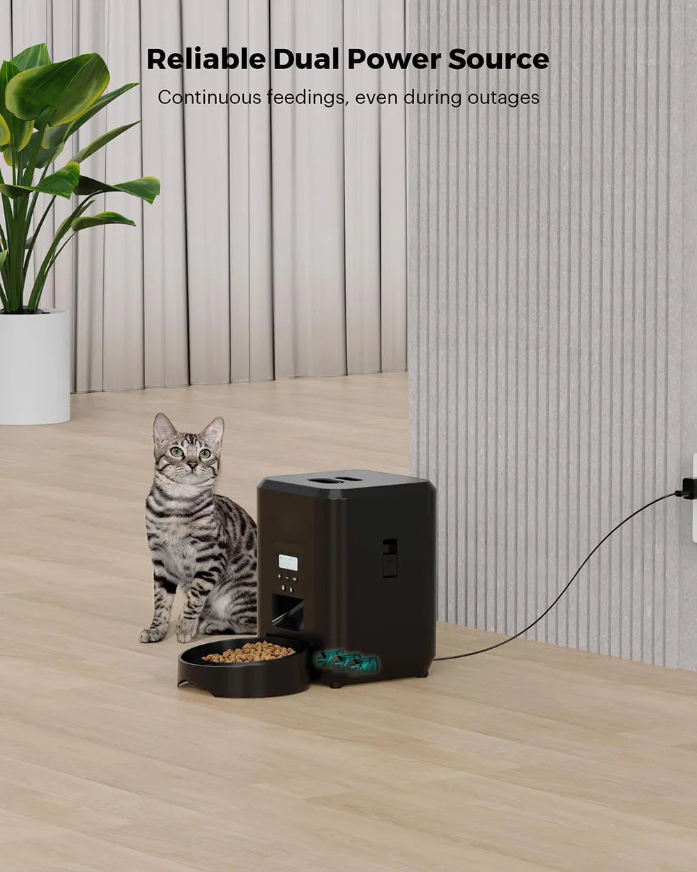 Automatic Pet Feeder – Timed Food Dispenser for Cats & Dogs
