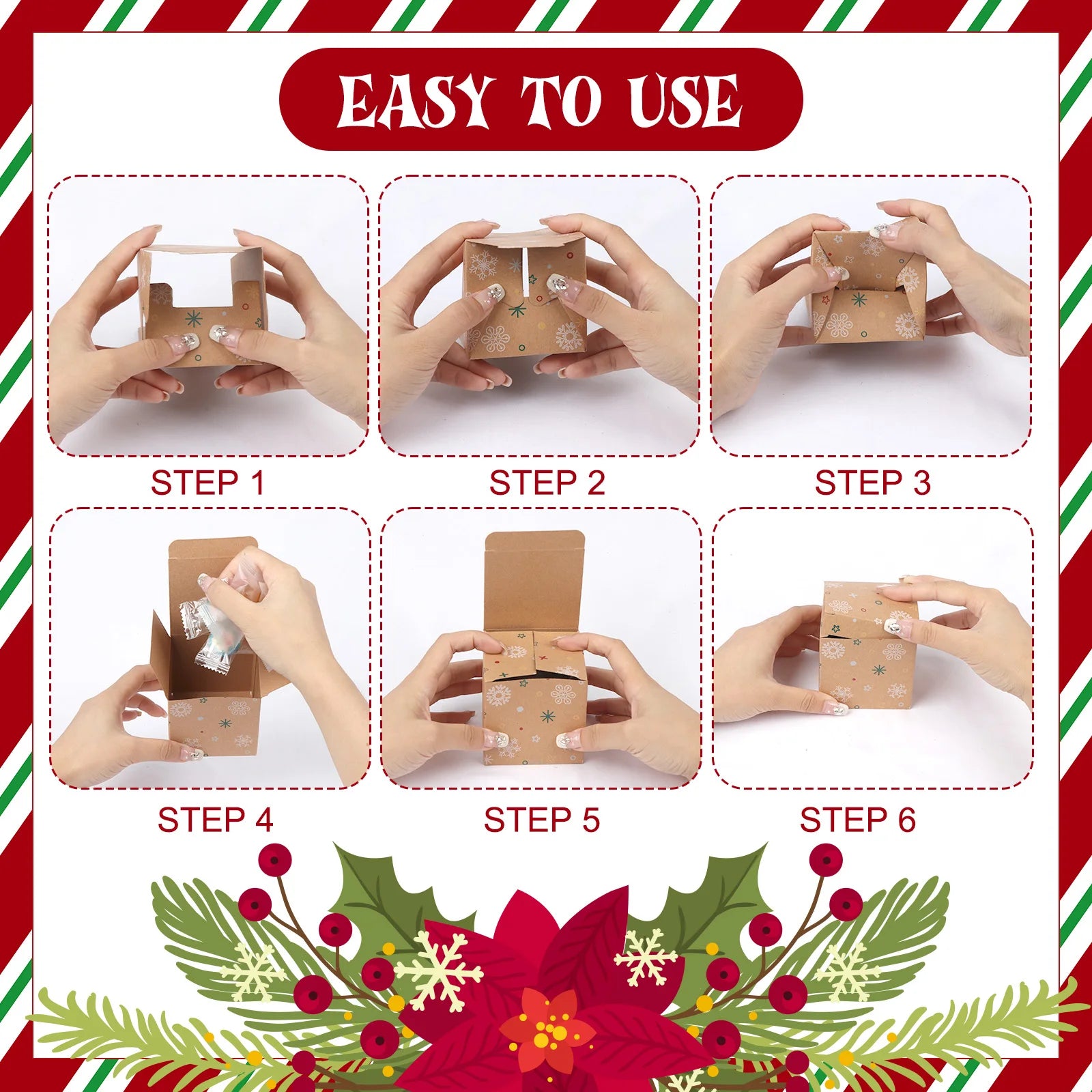 DIY Kraft Paper Advent Calendar – Christmas Gift Boxes Set