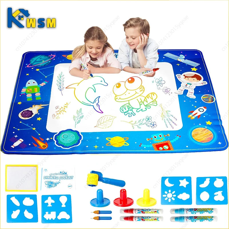 Reusable Magic Water Drawing Mat – Educational Doodle Board for Kids