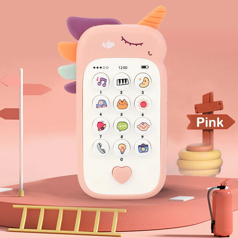 Infant Musical Phone Toy – Teething, Learning, and Sleep Aid for Babies