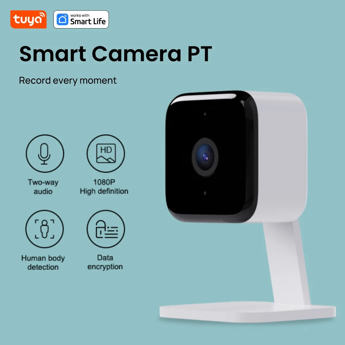 Smart WiFi Security Camera – 1080P HD with Motion Tracking and 2-Way Audio