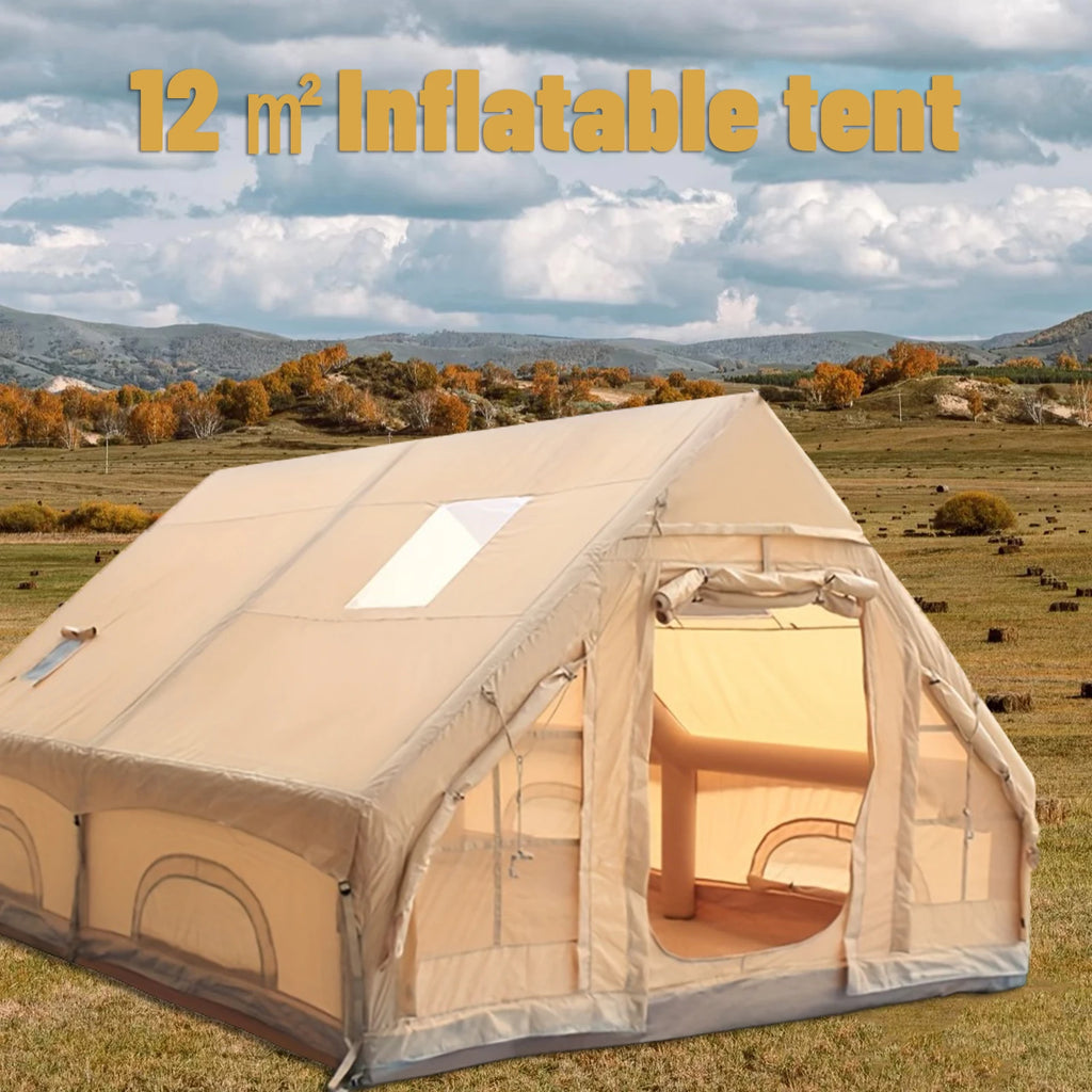 Inflatable Four-Season Camping Tent – Portable and Water-Resistant