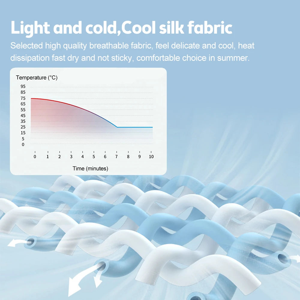 Ice Silk Car Seat Cushion – Waterproof Summer Cool Cover