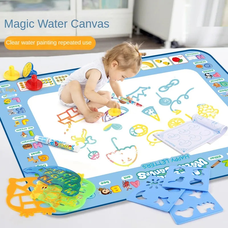 Reusable Magic Water Drawing Mat – Educational Doodle Board for Kids