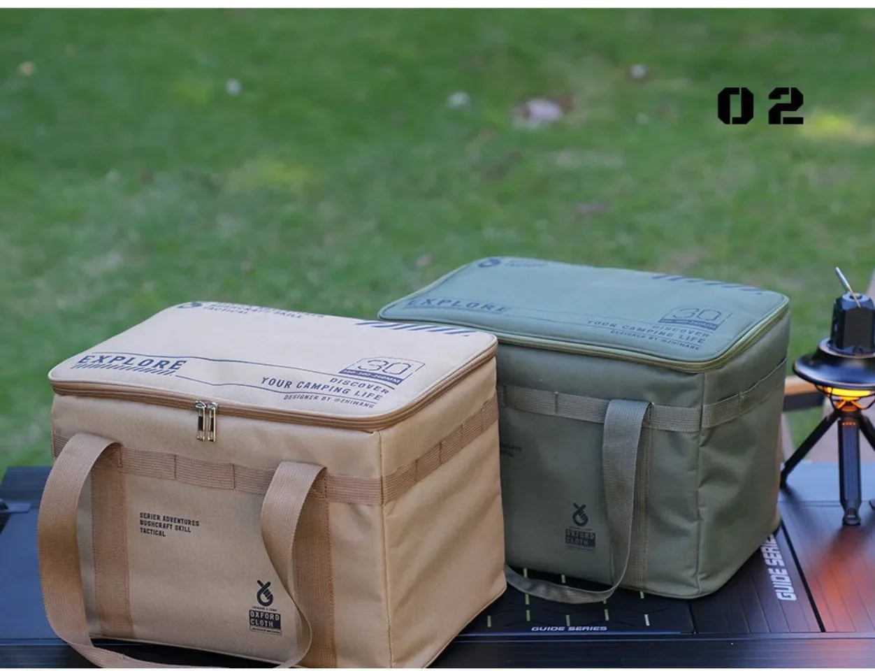 Insulated Camping Storage Bag – Foldable Organizer for Picnic and Outdoor Gear