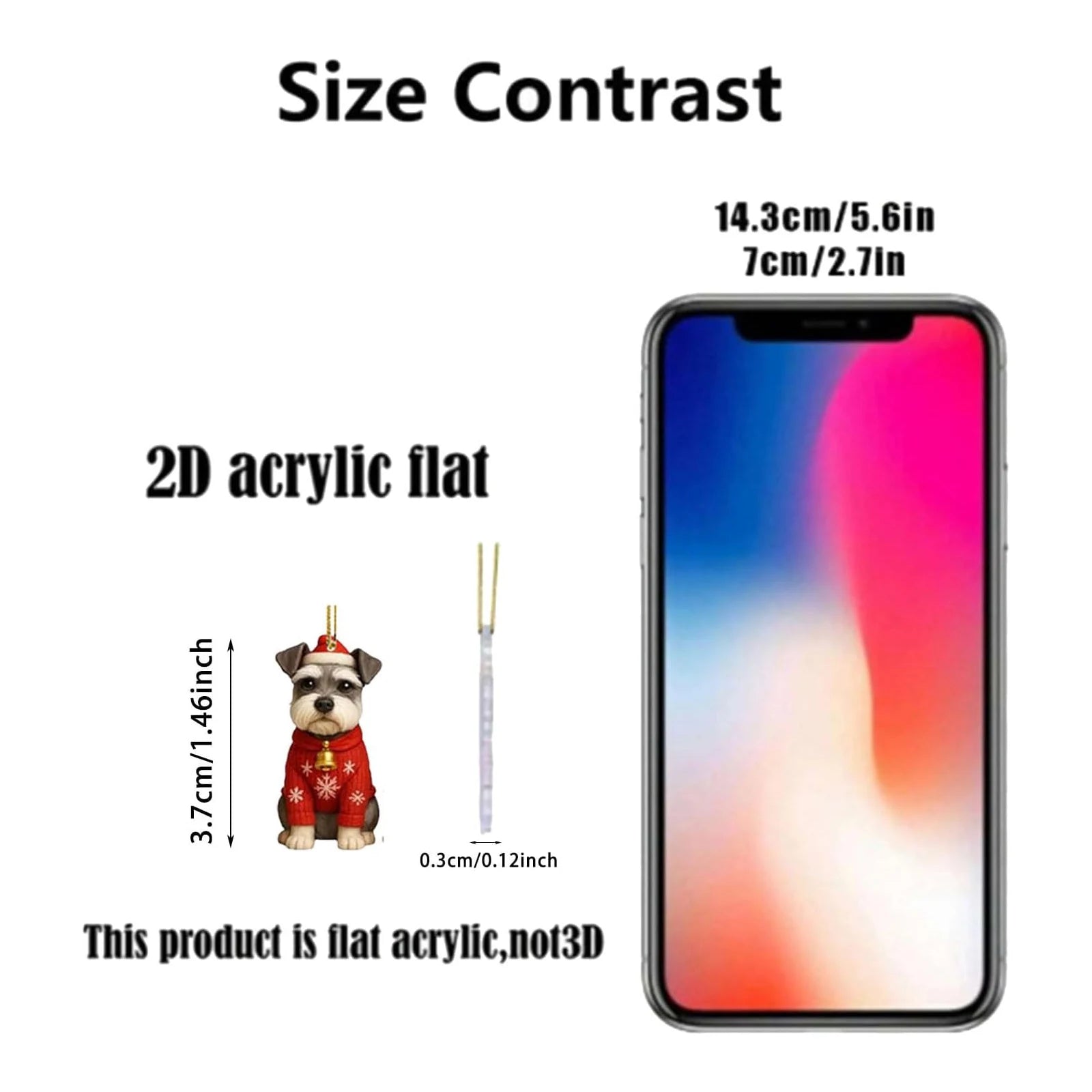 Dog Christmas Advent Calendar – Acrylic Pendant Countdown for Dog Lovers