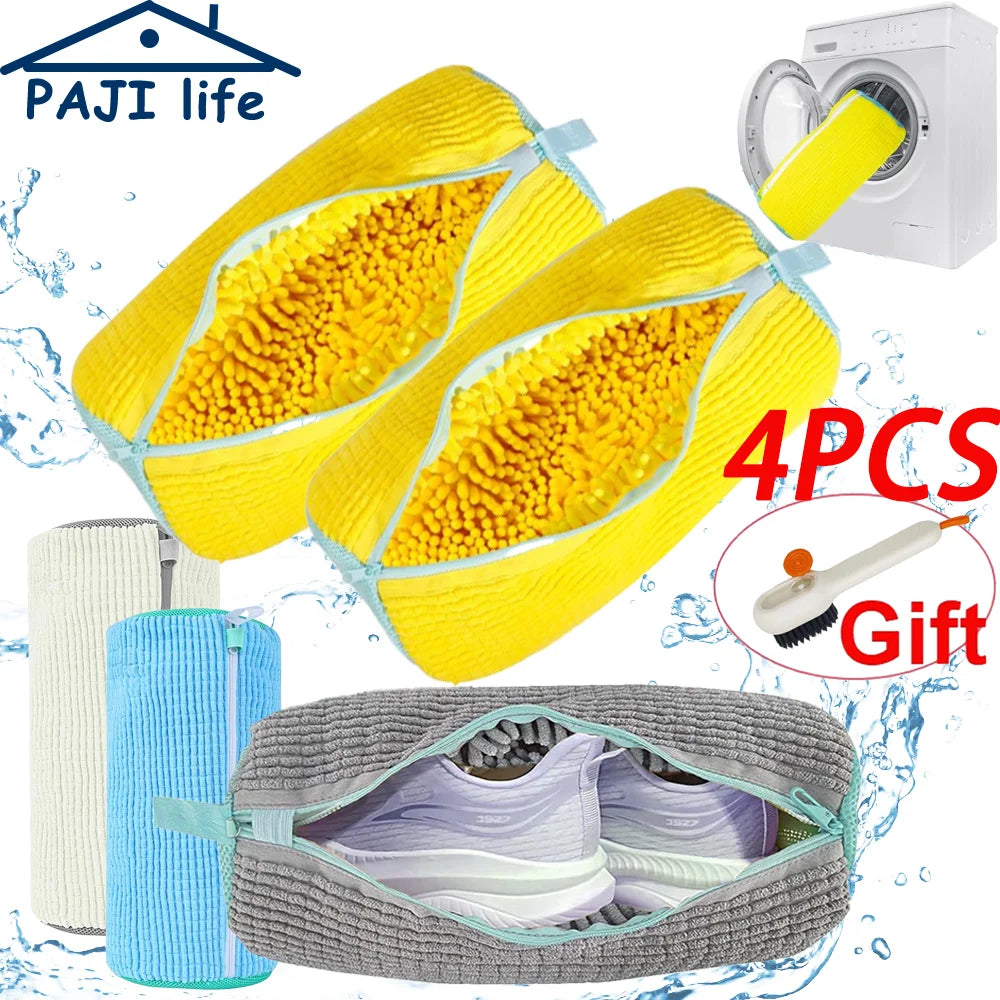 Padded Shoes Laundry Bag – Machine-Washable Shoe Protector