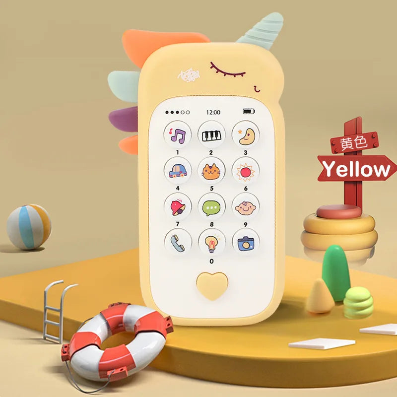 Infant Musical Phone Toy – Teething, Learning, and Sleep Aid for Babies