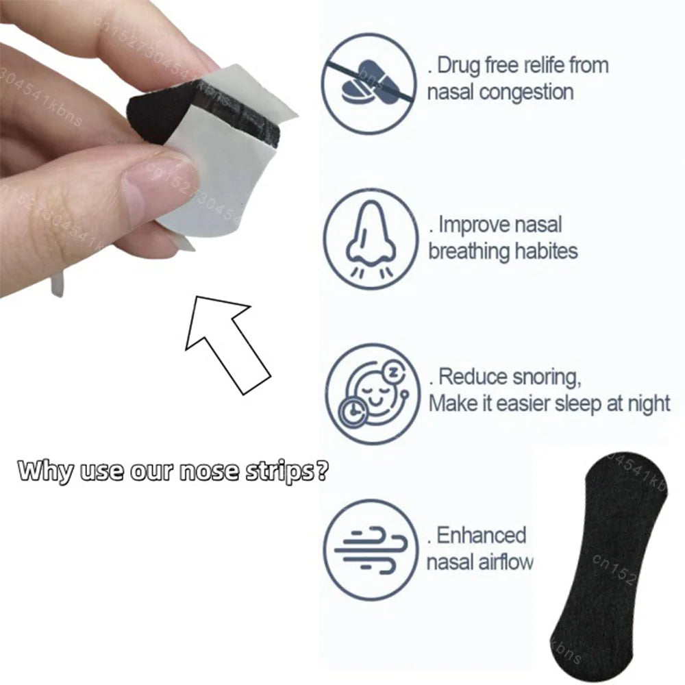 Snoring Relief Nasal Strips – Extra Strength for Sleep or Sports