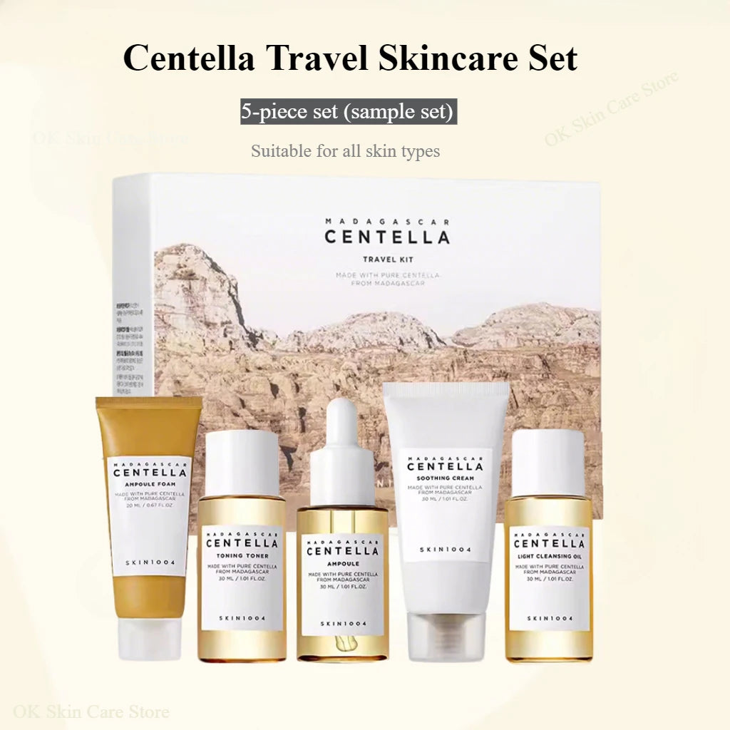 Centella Winter Skincare Travel Kit – 5-Piece Korean Skincare Set