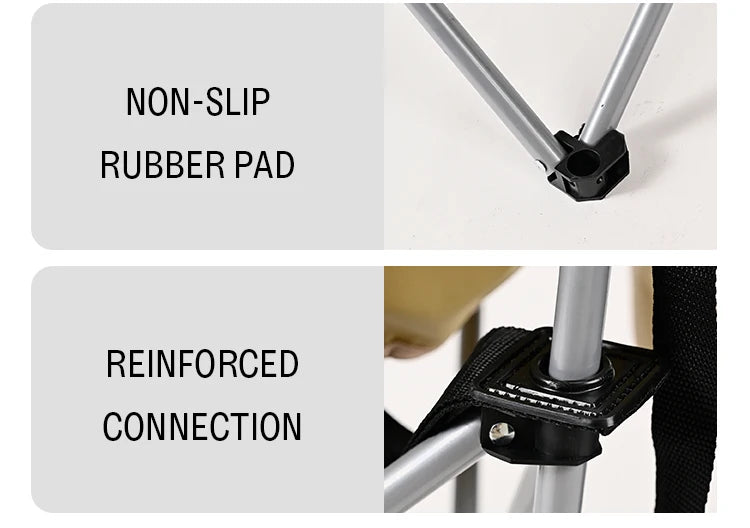 Portable Folding Moon Chair – Outdoor Camping, Picnic, and Fishing Seat