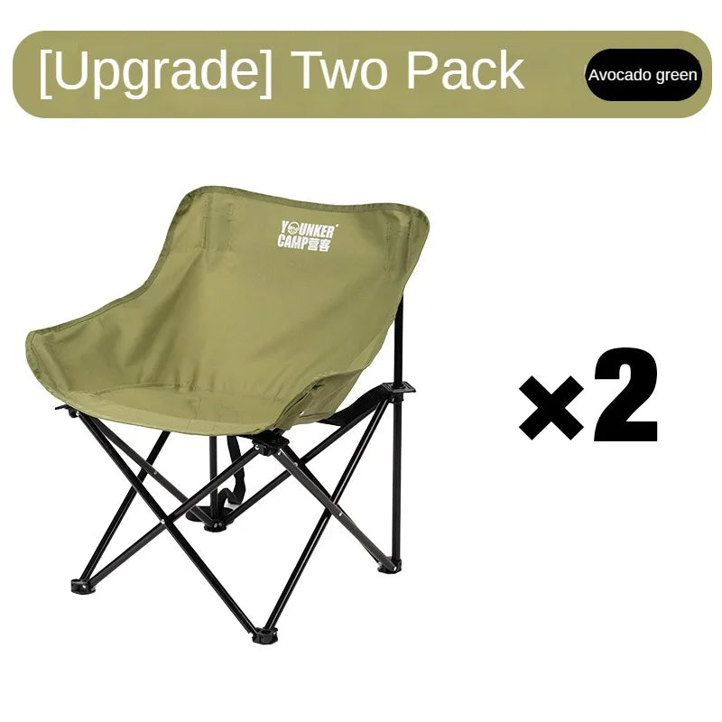 Portable Folding Moon Chair – Outdoor Camping, Picnic, and Fishing Seat