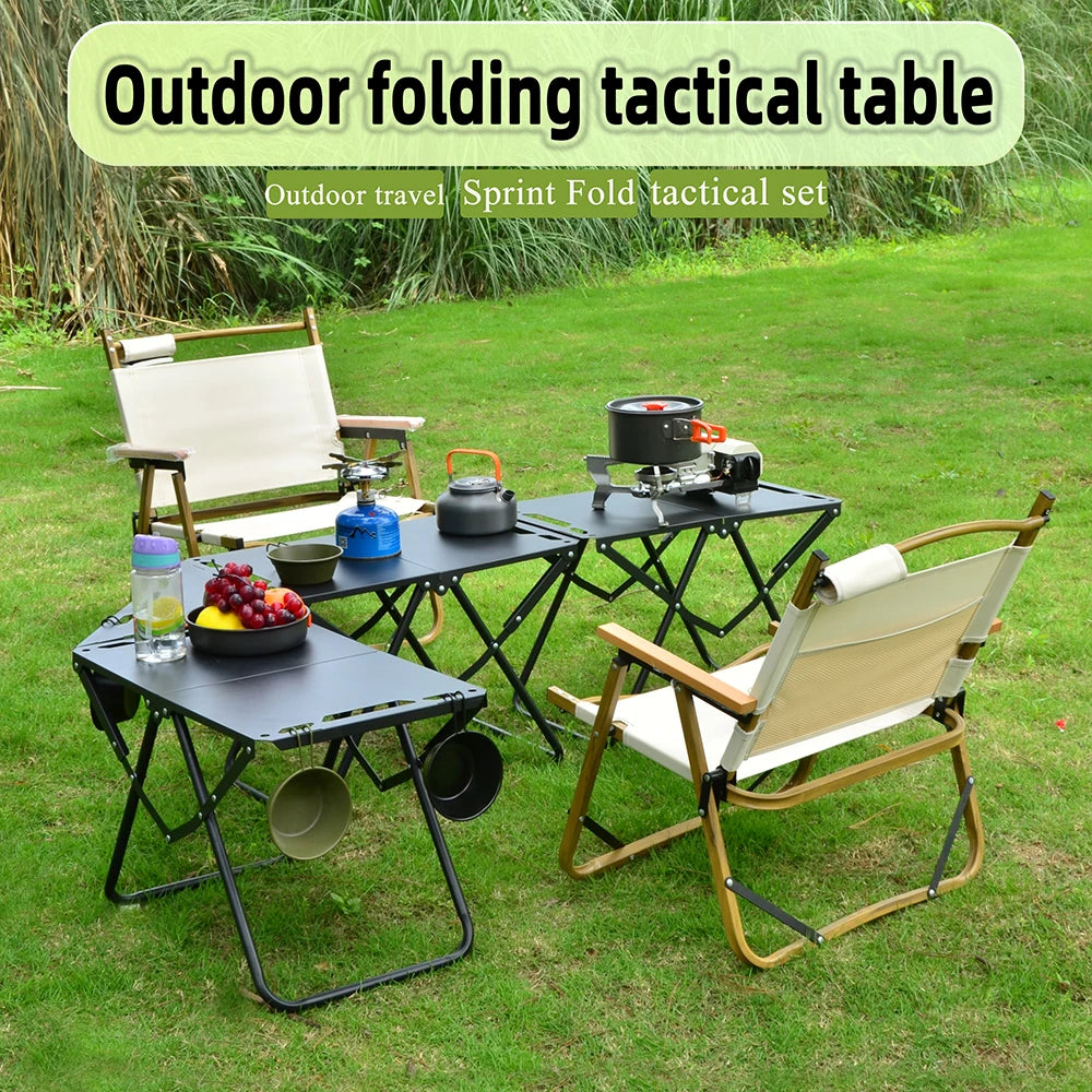 Foldable Outdoor Table – Lightweight Picnic and Beach Design