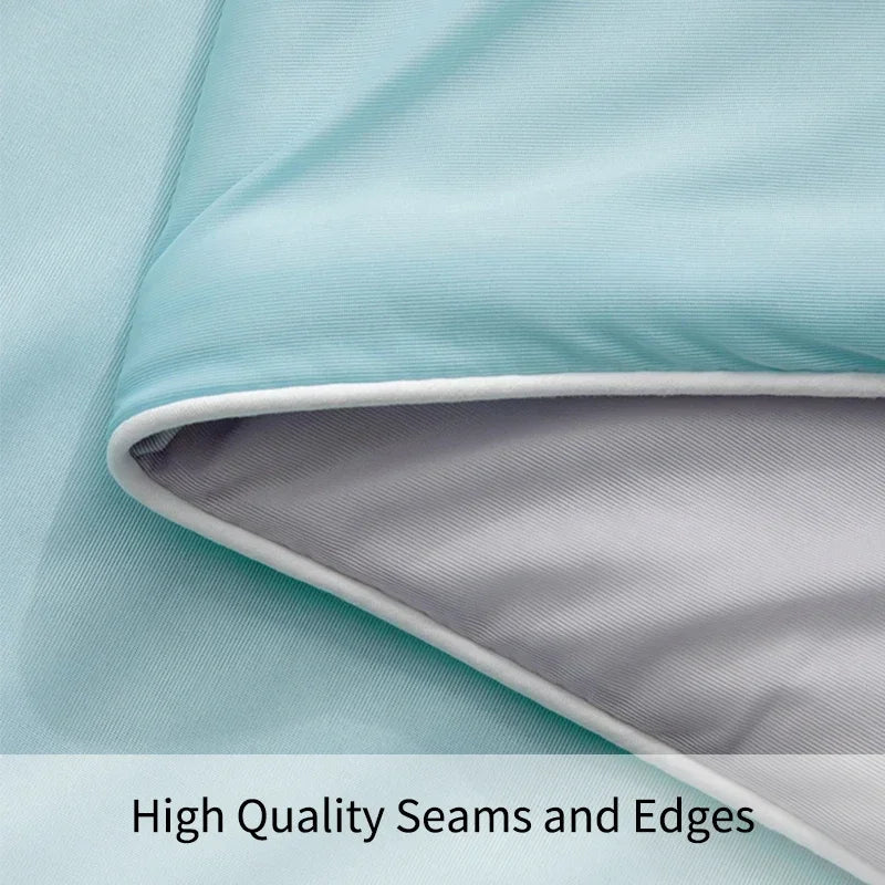 Ultra-Soft Ice Silk Summer Cooling Blanket – Lightweight & Breathable Comforter