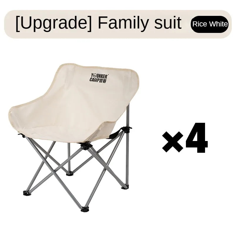 Portable Folding Moon Chair – Outdoor Camping, Picnic, and Fishing Seat