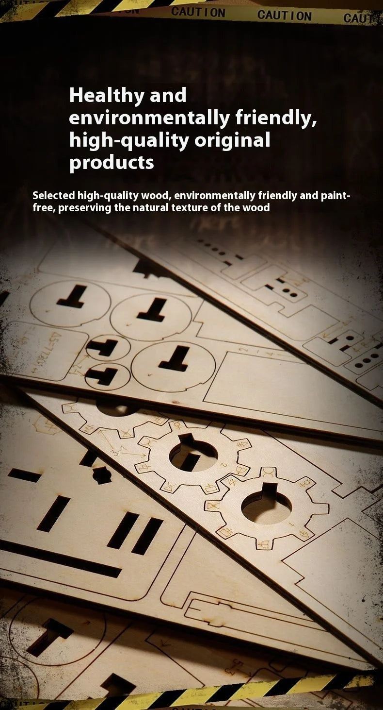 3D Wooden Escape Room Puzzle Box – Challenging Brain Teaser for Adults