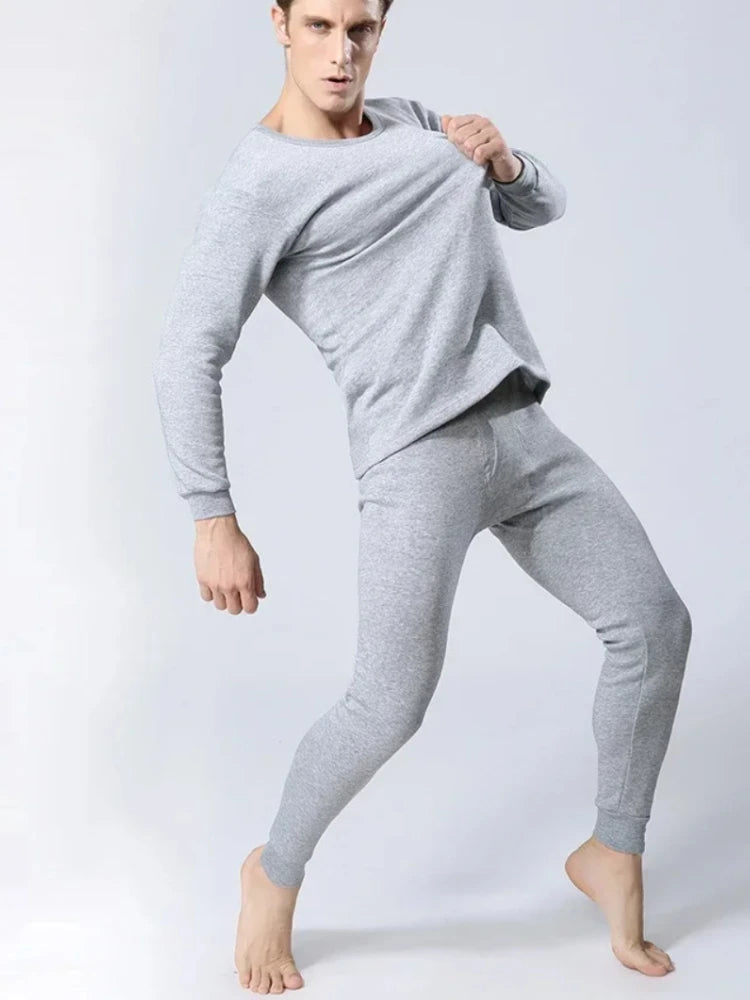 Men’s Thermal Underwear Set – Warm Long Johns Tops & Pants for Winter Comfort