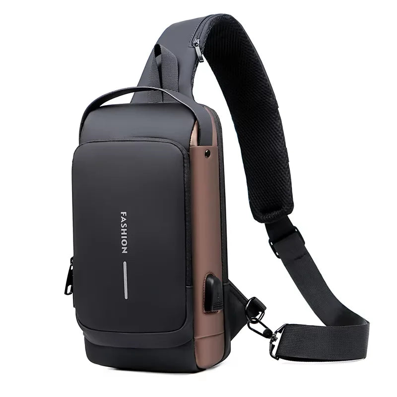 Anti-Theft Crossbody Bag for Men