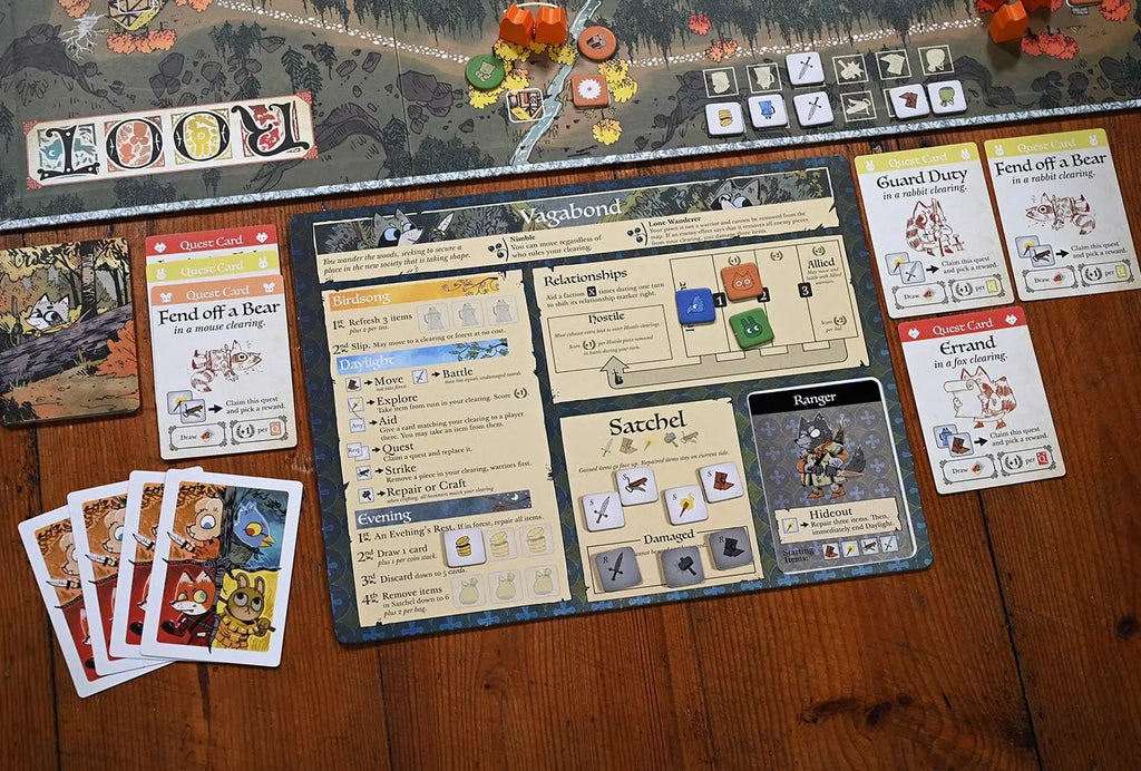 Strategy Board & Card Game – The Riverfolk Expansion for Family & Party Fun