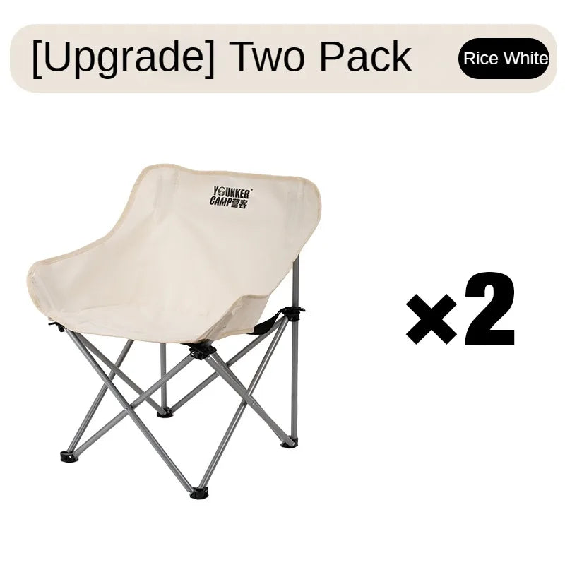 Portable Folding Moon Chair – Outdoor Camping, Picnic, and Fishing Seat